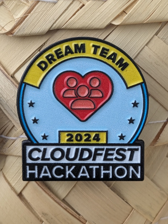 cfhack24 award as a pin: Dream Team